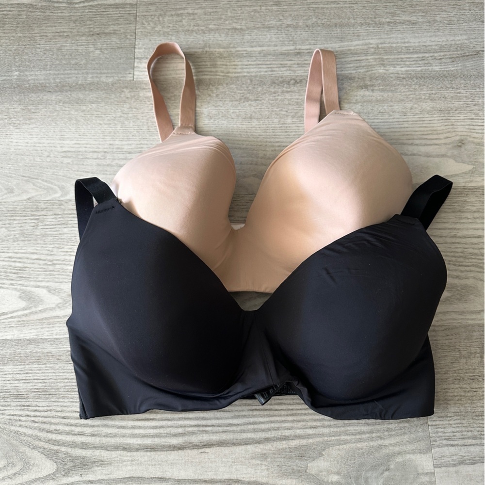H&am Black and Nude Cup Nursing Bras Bundle 38D